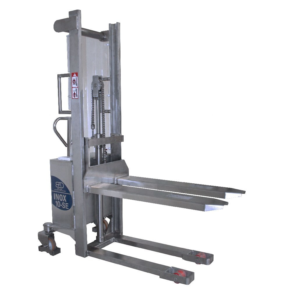 stoccatore semi elettrico acciaio inox