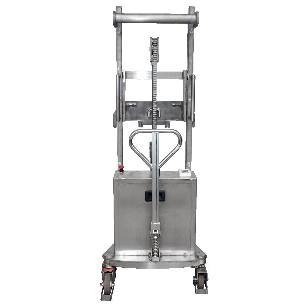 stoccatore semi elettrico acciaio inox
