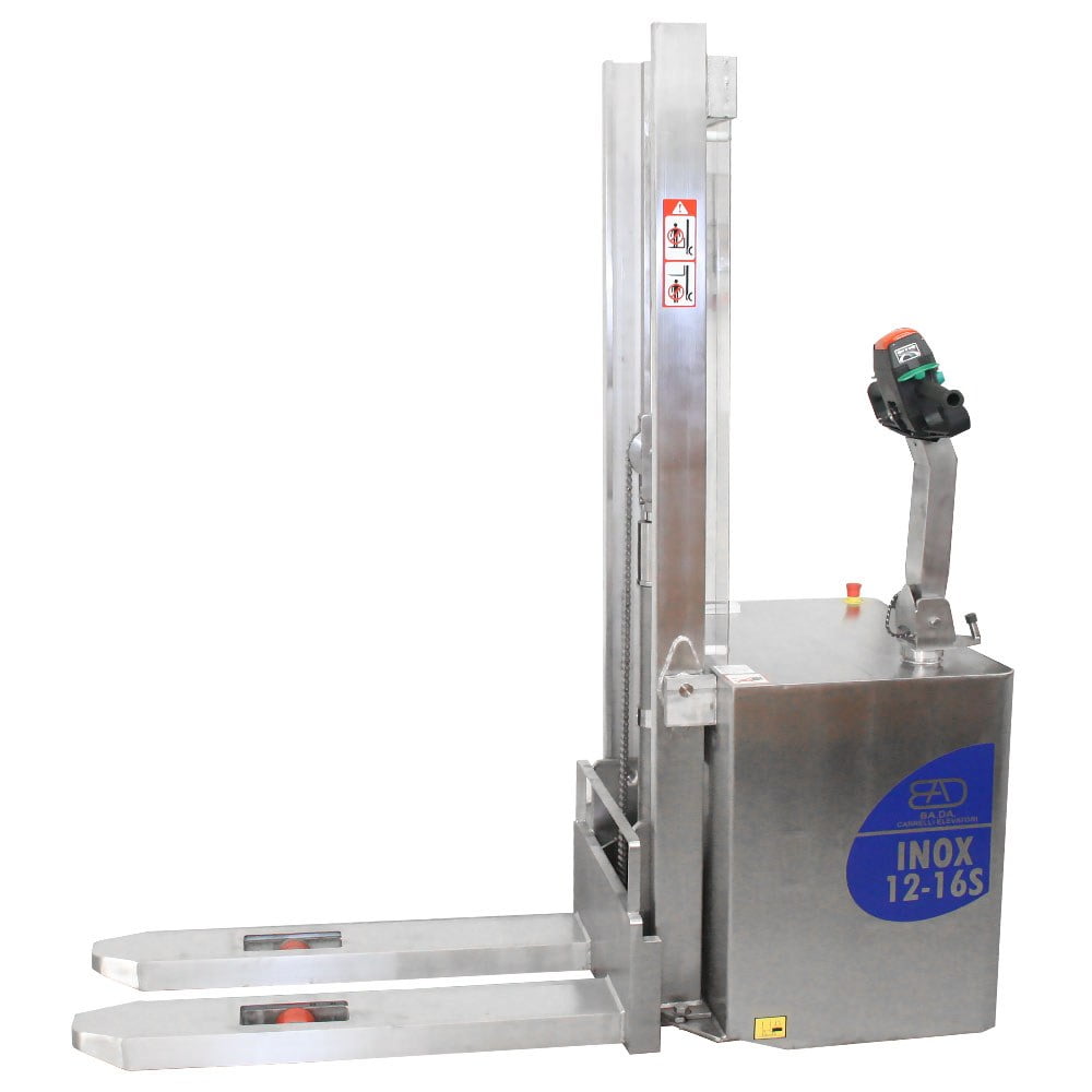 stoccatore elettrico acciaio inox