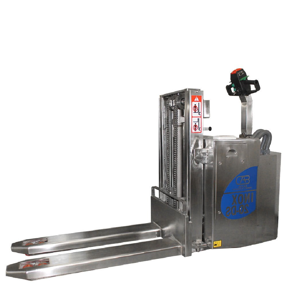 transpallet sollevatore in acciaio inox