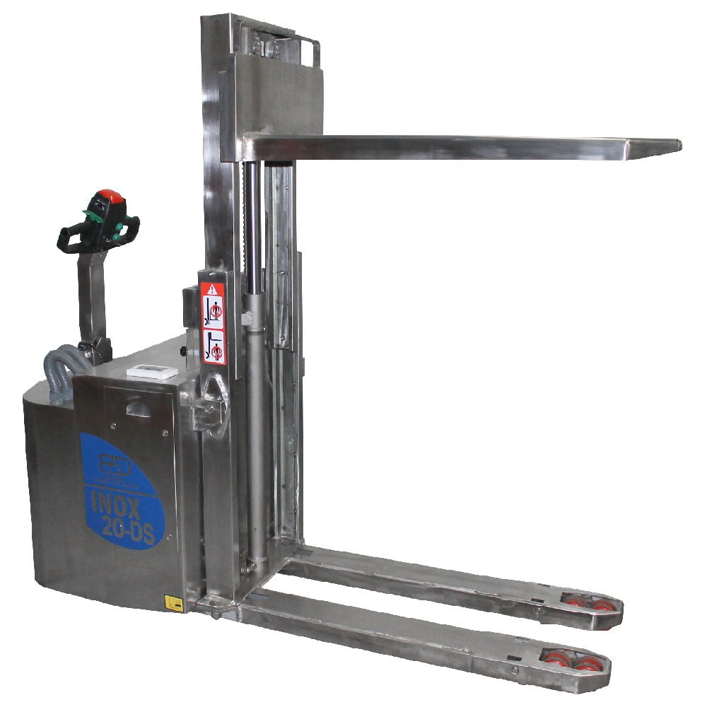 transpallet sollevatore in acciaio inox