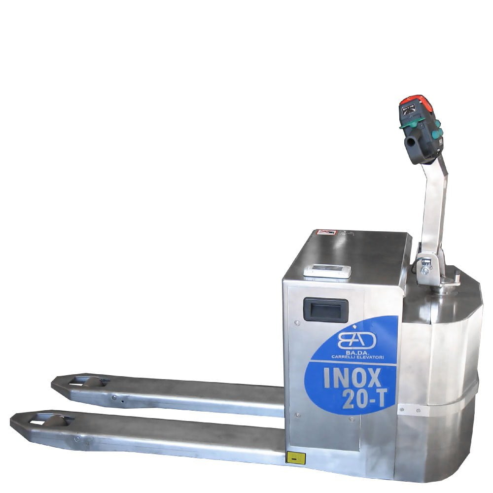 transpallet elettrico acciaio inox