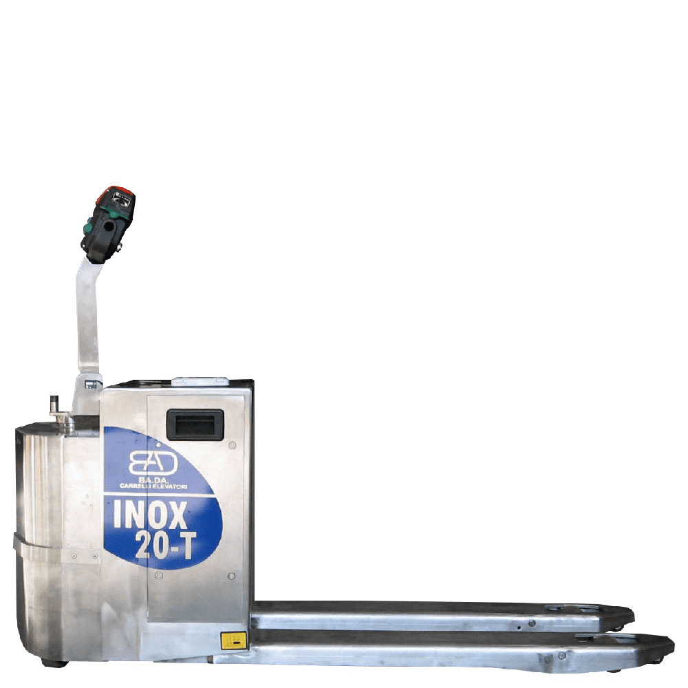 transpallet elettrico acciaio inox
