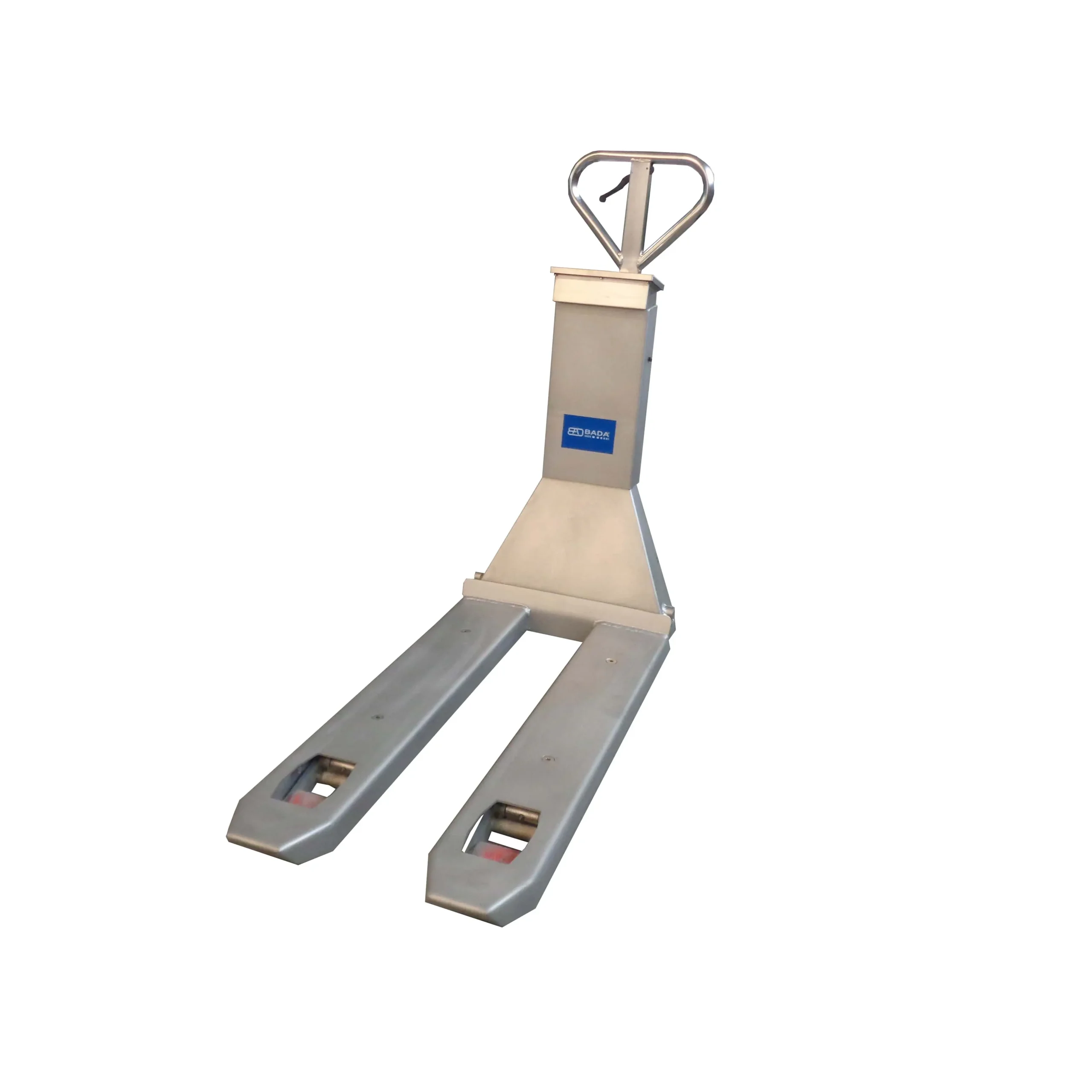 transpallet con bilancia acciaio inox
