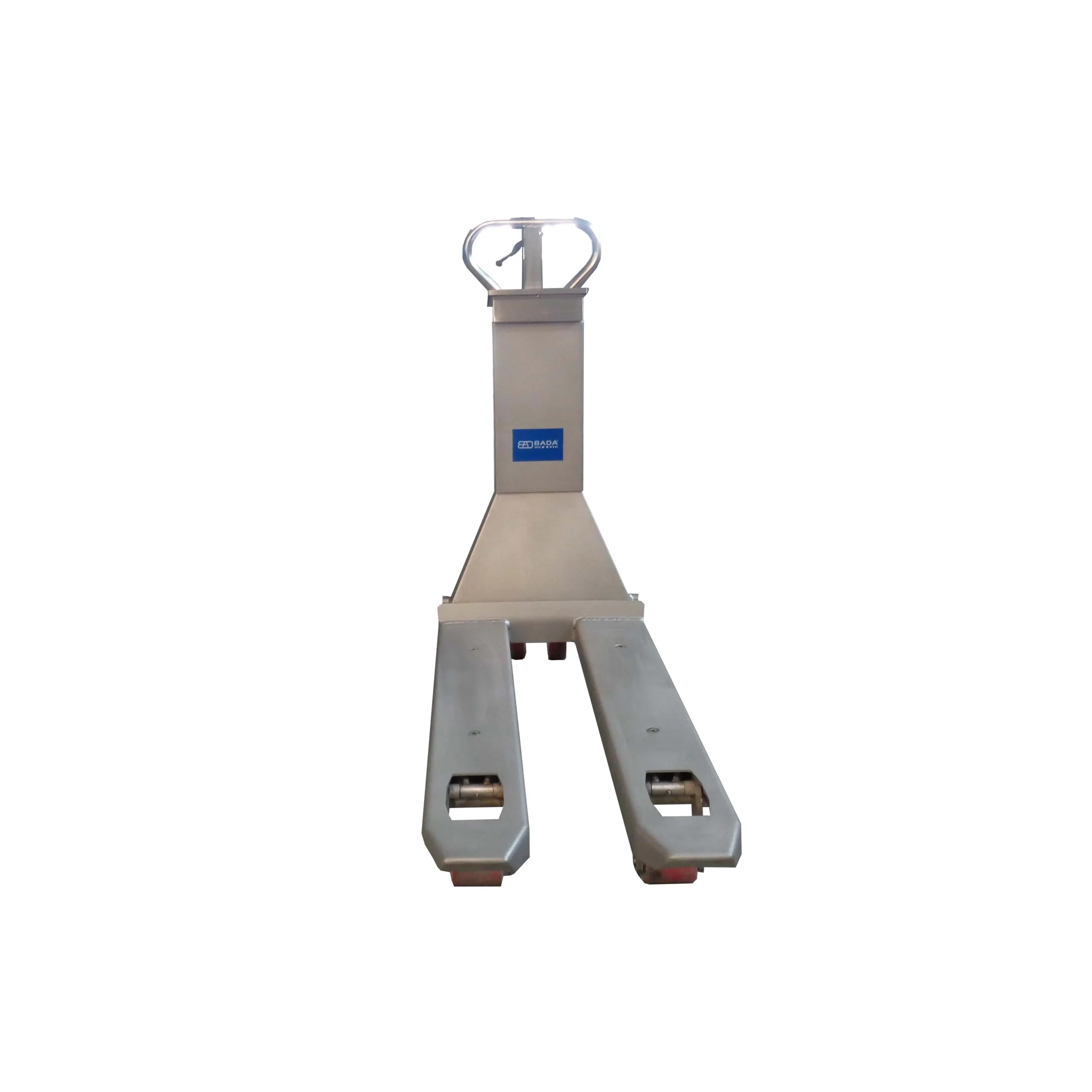transpallet con bilancia acciaio inox